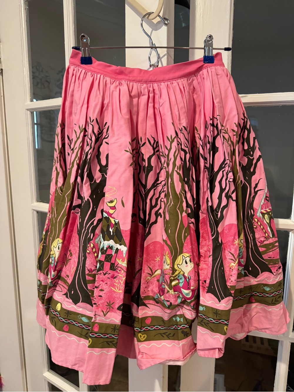 Vintage inspired Hansel and gretal print skirt